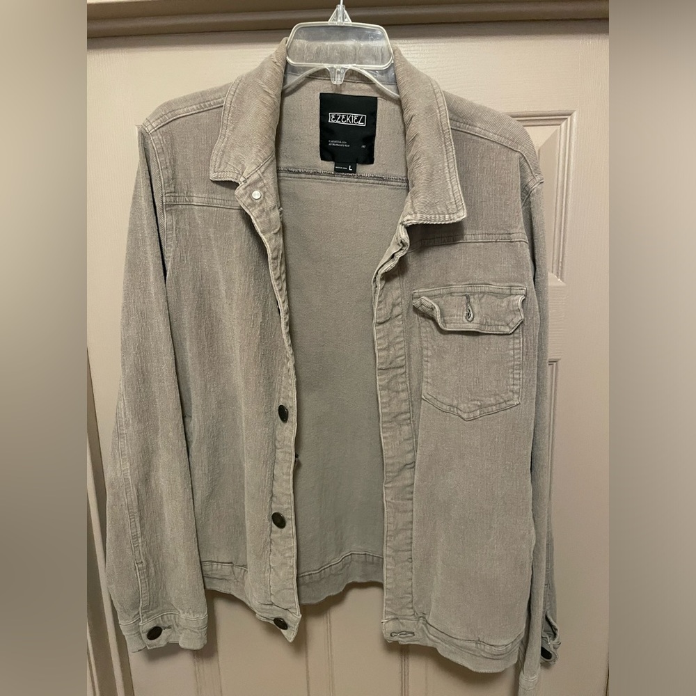 Ezekiel stone color, patterned, jacket with nylon(stretch)